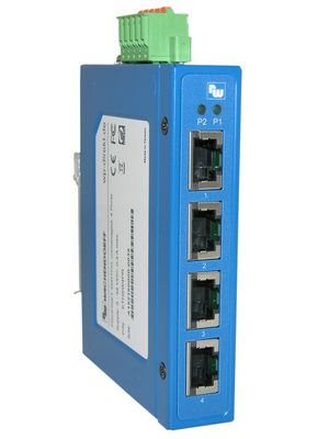 Wachendorff - ETHSW4PR - Profinet-capable Ethernet Switch 4x 10/100 RJ45, Unmanaged, ETHSW4PR, Wachendorff
