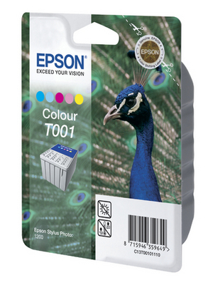Epson - C13T00101110 - Ink T001 multicoloured, C13T00101110, Epson