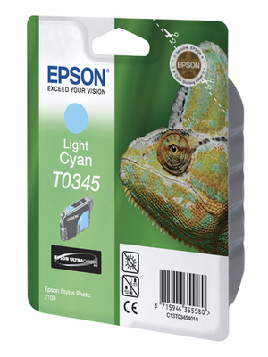 Epson - C13T03454010 - Ink T0345 light cyan, C13T03454010, Epson
