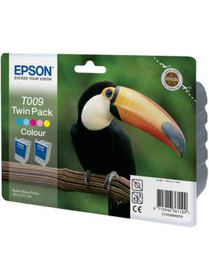 Epson - T009402 - Ink twin pack T009 multicoloured, T009402, Epson