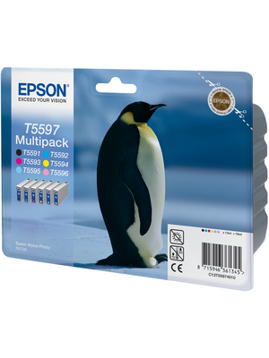 Epson - T559740 - Ink T5597 6 colours, T559740, Epson