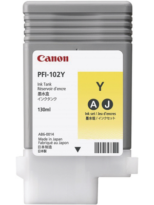 Canon Inc - PFI-102Y - Ink PFI-102Y yellow, PFI-102Y, Canon Inc