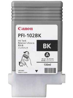 Canon Inc - PFI-102BK - Ink PFI-102BK black, PFI-102BK, Canon Inc