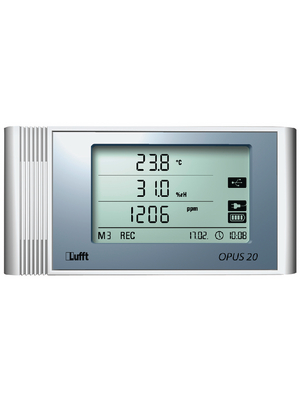 Lufft - OPUS20 TCO - Data logger Channels=3 CO<sub>2</sub> / Humidity of air / Temperature Ethernet / USB, OPUS20 TCO, Lufft