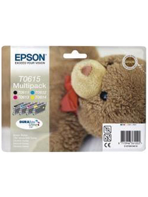 Epson - T06154010 - Ink multipack CMYBK 0615 Cyan / magenta / yellow / black, T06154010, Epson