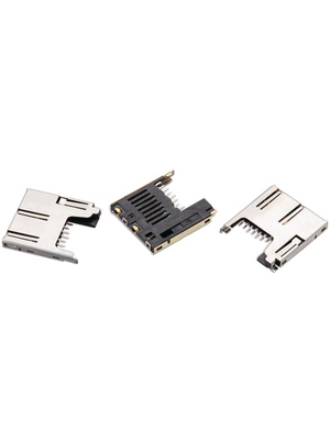 Wrth Elektronik - 693071010811 - Micro-SD Card Connector WR-CRD N/A Push / Push SMT, 693071010811, Wrth Elektronik