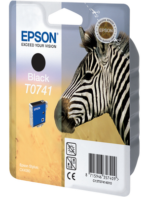 Epson - T074140 - Ink T0741 black, T074140, Epson