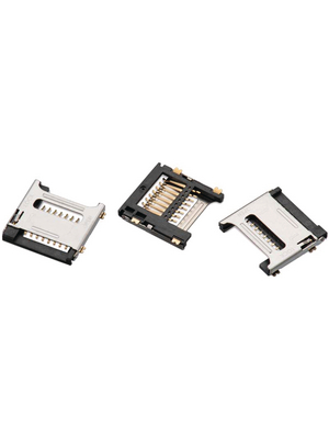 Wrth Elektronik - 693072010801 - Micro-SD Card Connector WR-CRD N/A manual SMT, 693072010801, Wrth Elektronik