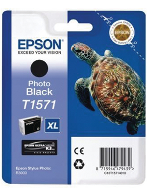 Epson - T157140 - Ink T1571 photo black, T157140, Epson