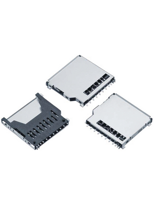 Wrth Elektronik - 693063010911 - SD-Card Connector WR-CRD N/A Push / Lock SMT, 693063010911, Wrth Elektronik