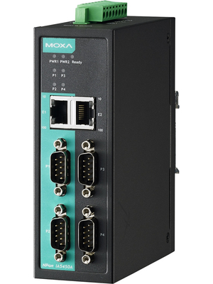 Moxa - NPort IA5450A-T - Serial Server 4x RS232/422/485, NPort IA5450A-T, Moxa