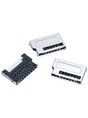 Wrth Elektronik - 693063020911 - SD-Card Connector WR-CRD N/A Push / Lock SMT, 693063020911, Wrth Elektronik