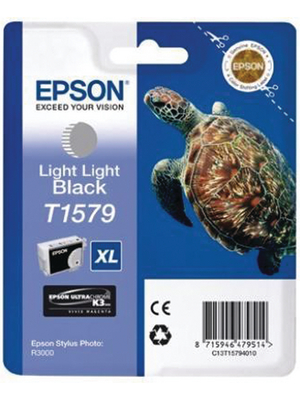 Epson - T157940 - Ink light light T1579 black, T157940, Epson