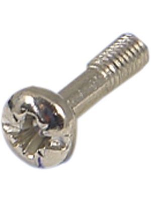 Pentair Schroff - 21100-748 - Collar screw pozidriv  M2.5, 21100-748, Pentair Schroff