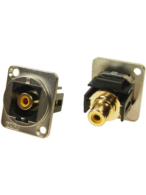 Cliff - CP30232M - XLR Feedthrough RCA Connector, N/A, CP30232M, Cliff