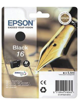 Epson - T16214010 - Ink 16 black, T16214010, Epson