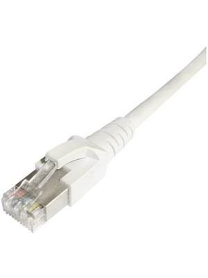 Daetwyler Cables - 653903 - Patch cable CAT6A ISO/IEC S/FTP 0.50 m white, 653903, D?twyler Cables