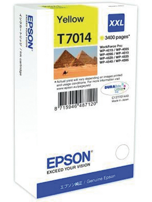 Epson - C13T70144010 - Ink T7014 yellow, C13T70144010, Epson