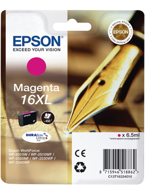 Epson - T16334010 - HY ink 16XL magenta, T16334010, Epson