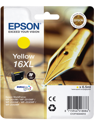 Epson - T16344010 - HY ink 16XL yellow, T16344010, Epson