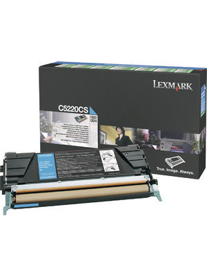 Lexmark - C5220CS - Toner Cyan, C5220CS, Lexmark