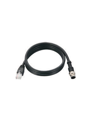 Moxa - CBL-M12MM8PRJ45-BK-100-IP67 - Gigabit Ethernet Cable M12 8-Pin, Male to RJ45 1m, IP67, CBL-M12MM8PRJ45-BK-100-IP67, Moxa