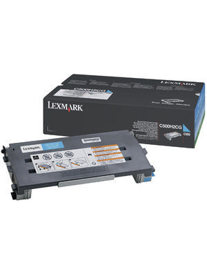 Lexmark - C500H2CG - High Capacity Toner Cyan, C500H2CG, Lexmark
