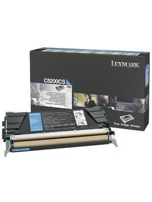 Lexmark - C5200CS - Toner Cyan, C5200CS, Lexmark
