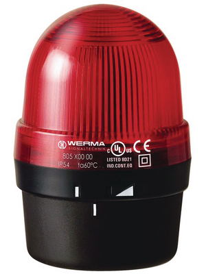 Werma - 805 100 00 - Continuous light, red, 12...240 VAC/DC, 805 100 00, Werma