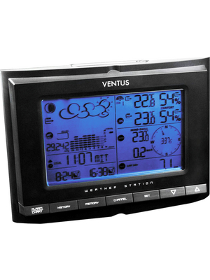 Ventus - VENTUS W831 - Wireless weather station with wind, rain and pc-software W831, VENTUS W831, Ventus