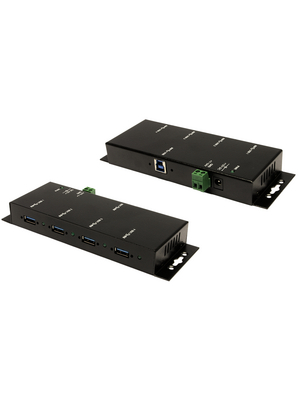 Exsys - EX-1183HMVS - Industrial Hub USB 3.0 4x black, EX-1183HMVS, Exsys