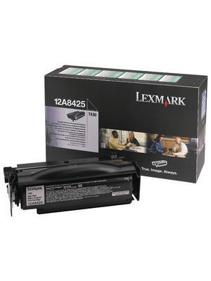 Lexmark - 12A8425 - High Capacity Toner black, 12A8425, Lexmark