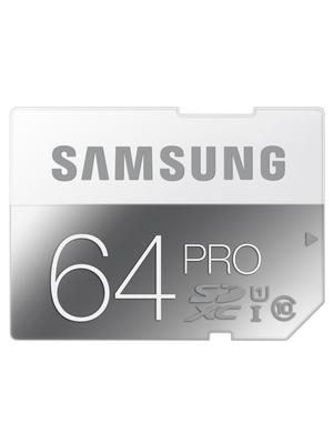Samsung - MB-SG64D/EU - SDXC Card Pro 64 GB, MB-SG64D/EU, Samsung