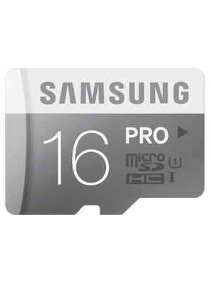 Samsung - MB-MG16D/EU - microSDHC Card Pro 16 GB, MB-MG16D/EU, Samsung
