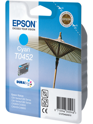 Epson - T045240 - Ink T0452 Cyan, T045240, Epson