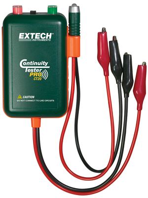 Extech Instruments - CT20 - Continuity tester 85 dB 50 mA 0...2 kOhm Fuse, CT20, Extech Instruments