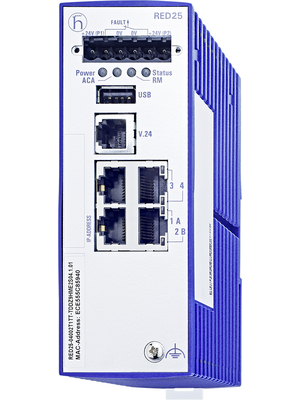 Belden Hirschmann - RED25-04002T1TT-SDDY9HPE2SXX.X.XX - Industrial Ethernet Switch 4x 10/100 RJ45, RED25-04002T1TT-SDDY9HPE2SXX.X.XX, Belden Hirschmann