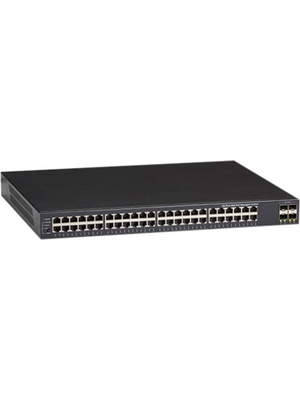 Black Box - LPB2952A - Industrial Gigabit Ethernet PoE Switch 48x 10/100/1000 RJ45 / 4x dual speed ports SFP, LPB2952A, Black Box