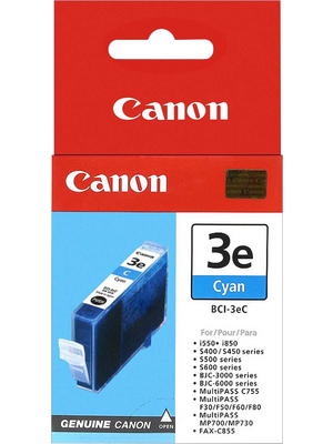 Canon Inc - 4480A002 - Ink BCI-3eC Cyan, 4480A002, Canon Inc