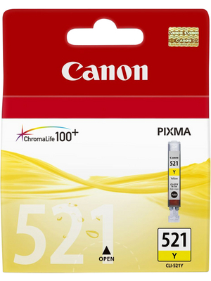 Canon Inc - 2936B001 - Ink CLI-521Y yellow, 2936B001, Canon Inc