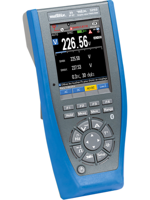 Chauvin Arnoux - MTX3292-BT - Multimeter digital TRMS AC+DC Graphics capable, with background lighting / 100000 digits 1000 VAC 1000 VDC 10 A, MTX3292-BT, Chauvin Arnoux