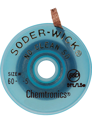 Chemtronics - 60-1-5 - Desoldering braids 0.8 mm, 60-1-5, Chemtronics