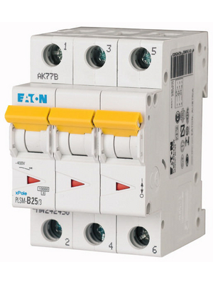 Eaton - PLSM-C25/3-MW - Circuit Breaker, PLSM-C25/3-MW, Eaton