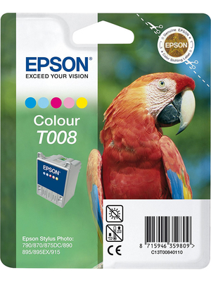 Epson - C13T00840110 - Ink T008 multicoloured, C13T00840110, Epson