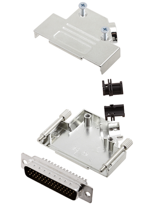 Encitech Connectors - D45ZK25-HDP44-K - D-Sub HD connector kit 44P, D45ZK25-HDP44-K, Encitech Connectors