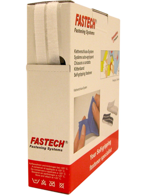 Fastech - B10-SKL000010 - Self-adhesive hook-and-loop fasteners white 5.0 m x10 mm, B10-SKL000010, Fastech