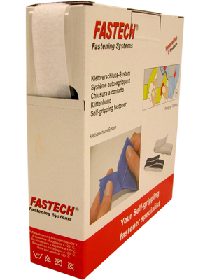 Fastech - B25-SKL02000010 - Self-adhesive loop fasteners white 10.0 m x25 mm, B25-SKL02000010, Fastech