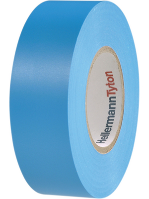 HellermannTyton - HTAPE-FLEX1000+19X20 PVC BU - PVC Insulation Tape blue 19 mmx20 m, HTAPE-FLEX1000+19X20 PVC BU, HellermannTyton
