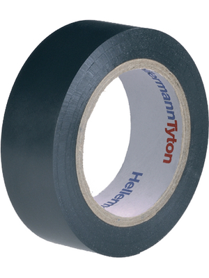 HellermannTyton - HTAPE-2000+BK-25X33 - Electrical tape PVC black 25 mmx33 m PU=Reel, HTAPE-2000+BK-25X33, HellermannTyton