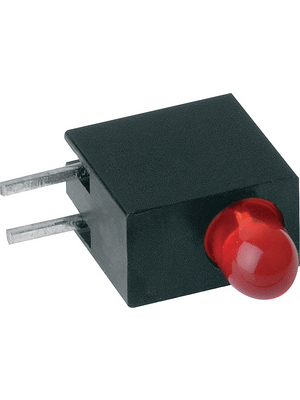 Mentor - RTE3106R - PCB LED 3 mm round red standard, RTE3106R, Mentor